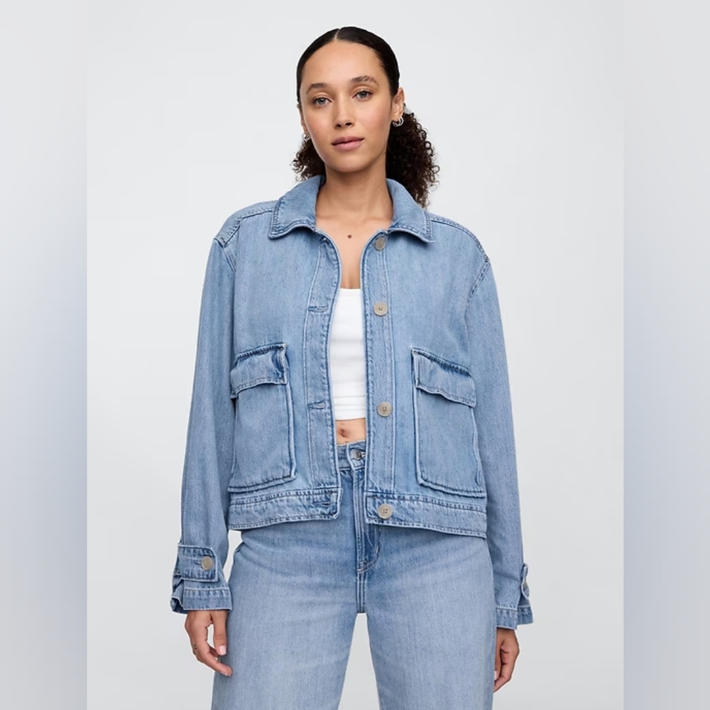 GAP DENIM UTILITY JACKET